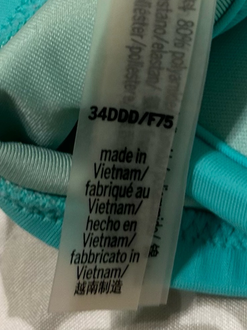 Victoria's Secret Turquoise Halter Bikini Top - Picture 2 of 2